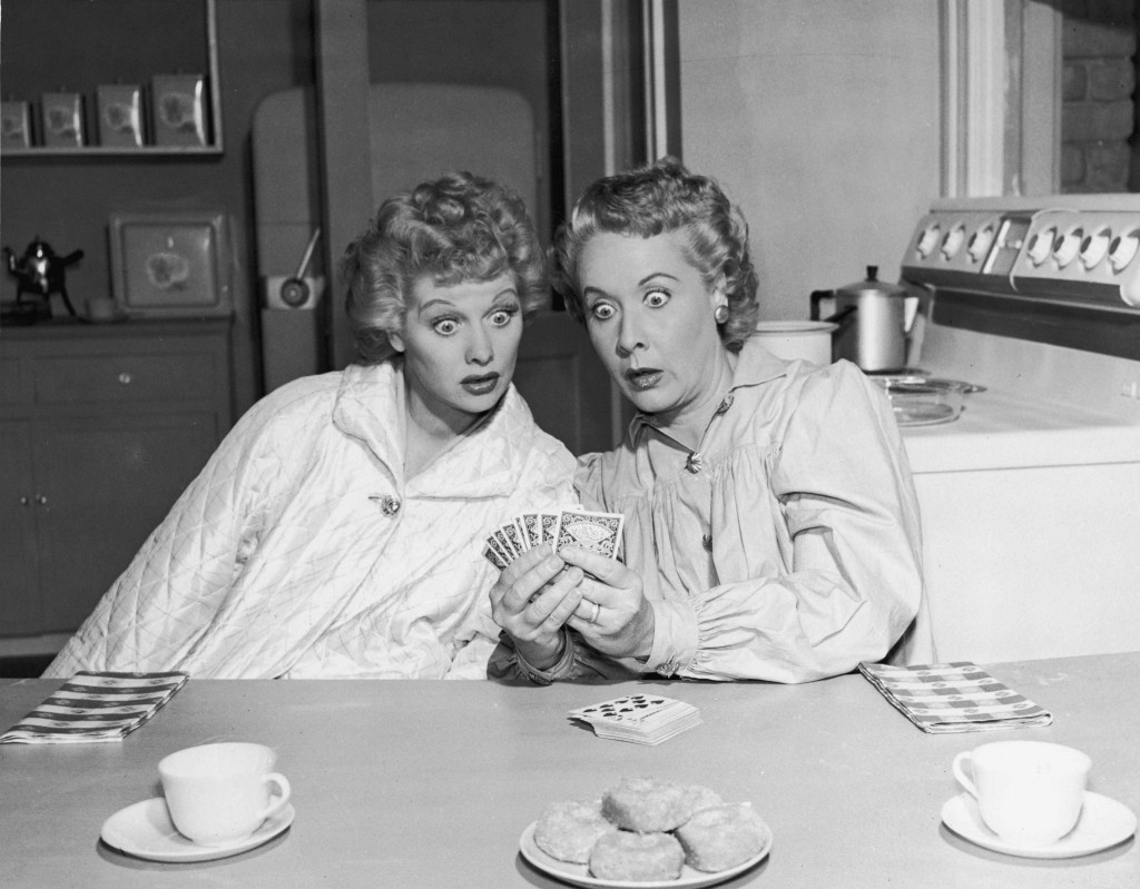 Lucy and Ethel Sleepover