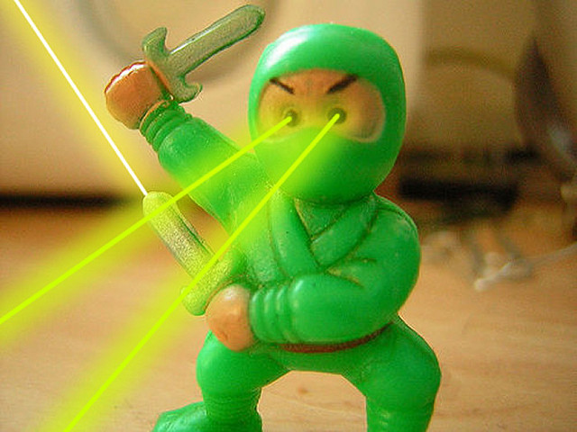 When people ask me what I want to be when I grow up, I no longer say "Laser Ninja."